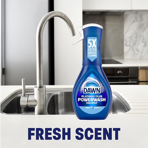 Dawn Platinum Powerwash Dish Spray, Dish Soap, Fresh Scent, 96 Fl Oz, Pack of 6 - image 9