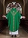 FAD-4U Church Catholic Priest Chasubles Vestments for Church Mass Vestments Robe with Stole