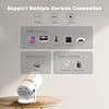 Hy300, by Salange, Smart Portable Android 11 Mini Projector, 220 ANSI, 4K/1080P, Wi-Fi 5G BT 5.0, 180 Degree Rotation