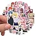 BOCCHI The Rock! Stickers 50pcs Manga Japanese Anime Stickers for Kids Journal,Cute Aesthetic Cartoon Vinyl Stickers for Laptops Water Bottle Luggage Scrapbook Notebook
