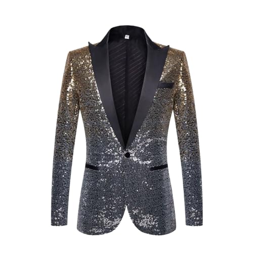 Men Sequins Suit Stage Elegant Party Dresses Nightclub Host Men's Wedding Blazers Jackets