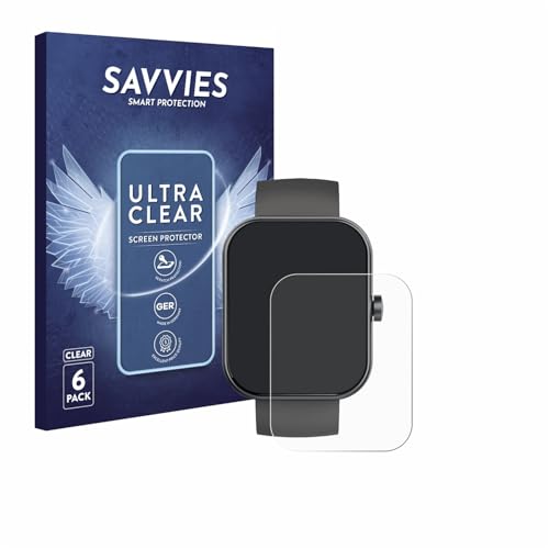 savvies Protection Ecran pour zakotu Y66 1.96" 6 Pièces - Film Protection Ultra Clair