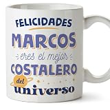 MUGFFINS Tazas Personalizadas para COSTALERO hombre - En Español - Mejor del universo - 11 oz / 330 ml - Regalo Personalizable original y divertido
