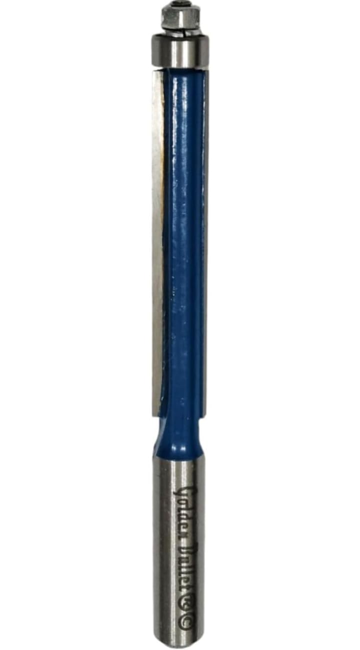 Golden Bullet Pro Router Bit, 8mm Shank, Straight Flush Trim Bit with Bearing for Wood (5002L (cutting dia 8mmXcutting length 50mm))-image-28