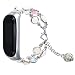 Produktbild Leuchtende Perlen Armband Armbandarmband für MI-Band 6 5 4 3 Frauen Smart Armband-Schleife (Color : 00003, Size : Mi band 6)