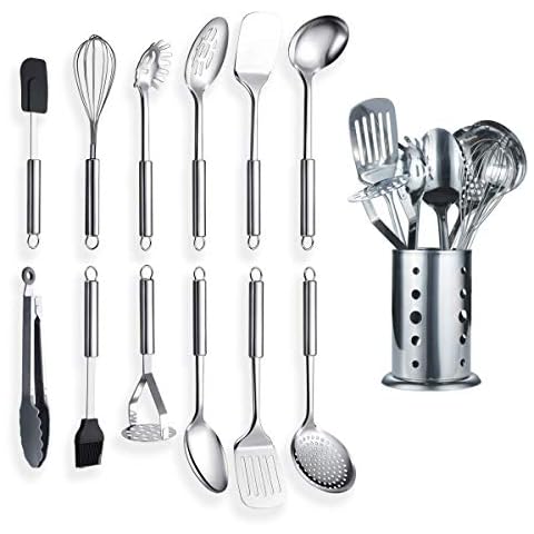 Berglander 13-Piece Stainless Steel Utensil Set Cover