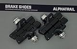 Länge: 55mm Alphatrail 4X Fahrrad Bremsbeläge Felgenbremse Rennrad Carbon 55mm Für Shimano, SRAM, Cane Creek Cartrigde