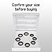 TIAZUUX Smart Ring Sizing Kit - 8 Sizes (6-13) for Men & Women - Accurate Measurement Tool for Smart Rings - Find Before Purchase - Jewelry Sizer Guide for Engagement & Wedding Bands