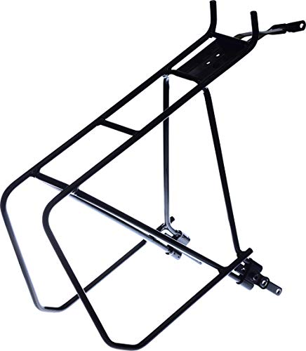 RITEWAY 020150 Bicycle Carrier Offset Rear Carrier for Panniers Bags, Fits 24