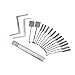 Price comparison product image Yongse 14Pcs Auto Dimple Lock Pick Set - Kaba Lock Opener Locksmith Tool (No Batteries Required)