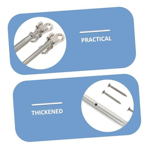 Tensores Ajustables de Compresión de Acero Inoxidable para Cable de 3/16 Pulgadas miniatura 4