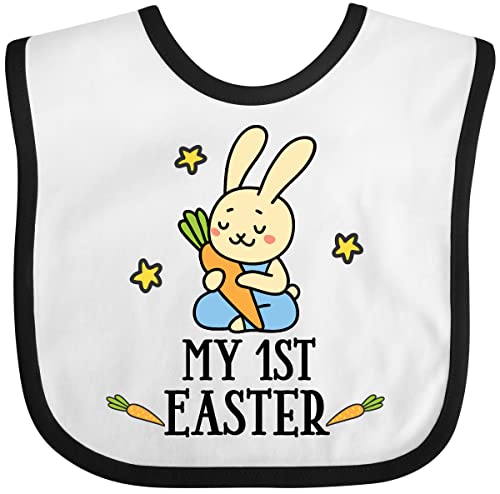 inktastic My 1st Easter Boy Bunny Rabbit Baby Bib