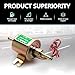 1 PC Universal Electric Fuel Pump Kit, HEP-02A 12V 3-6 PSI Low Pressure, 5/16