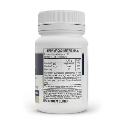 Vitafor - Vita D3 Vit.C + Zinco - 30 Cápsulas