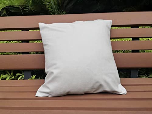 Set Of 2 Faux Leather Throw Pillow Covers Outdoor Cushion Covers Decorative Pillowcases For Couch Bed Sofa (18 X 18 Inches) (White) #TOP4