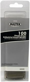 Master Painter 3272BBTV Single Edge Industrial Razor Blades in Dispenser, 100 Count - Pack of (10)