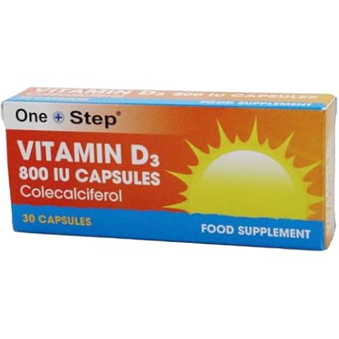 One Step Vitamin D3 800IU Capsules Cover