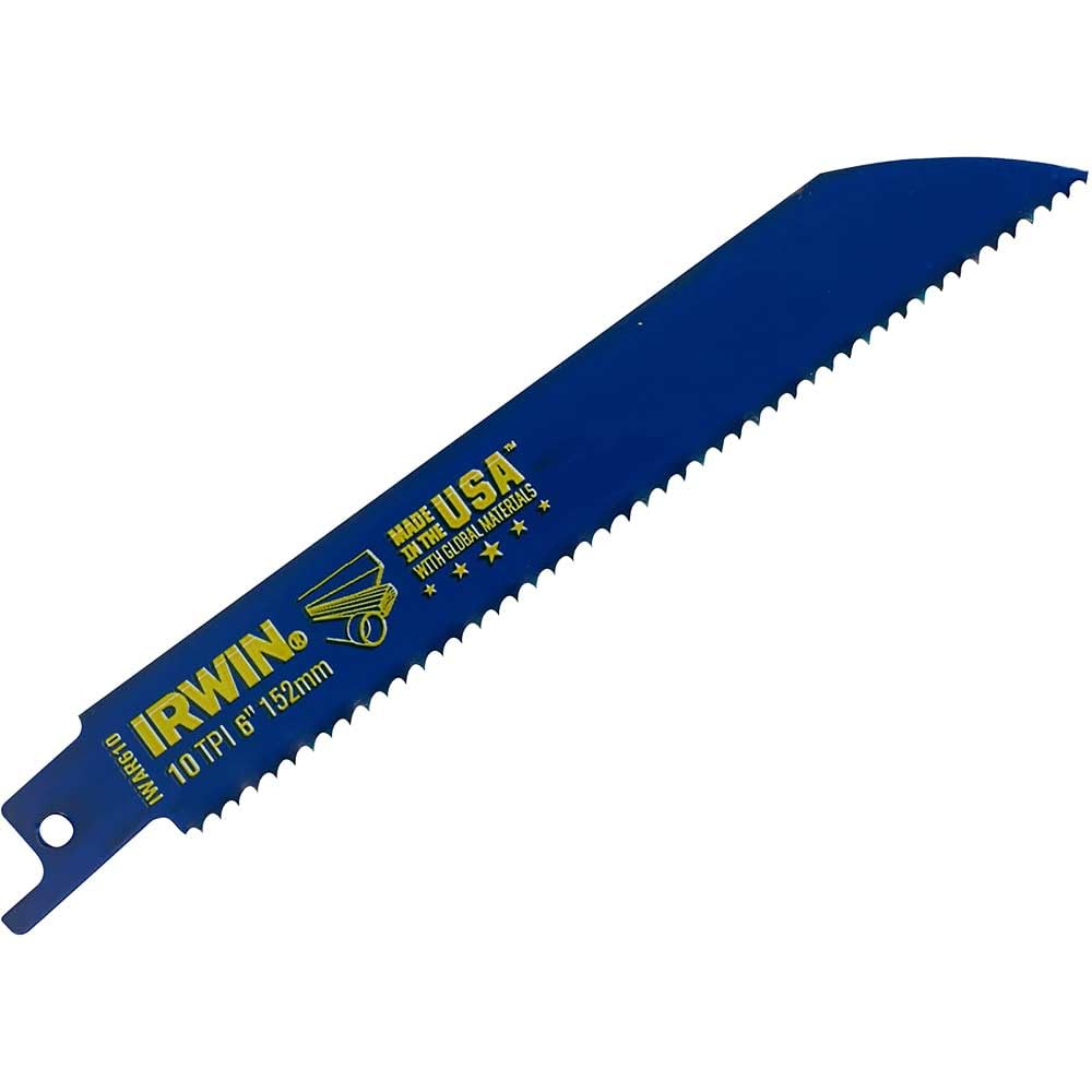 IRWIN® 610R 150mm Sabre Saw Blade Metal & Wood Cutting Pack of 2 IRW10506427