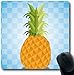 Produktbild Luancrop Mousepad Oblong Art Abstract Ananas Essen Trinken Natur Ernährung Farbe Delicious Diet Zeichnung Fresh Design Sweet Office Computer Laptop Notebook Mauspad, Anti-Rutsch-Gummi