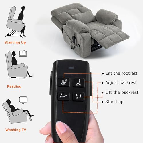 Sillón eléctrico reclinable con masaje y calor miniatura 3