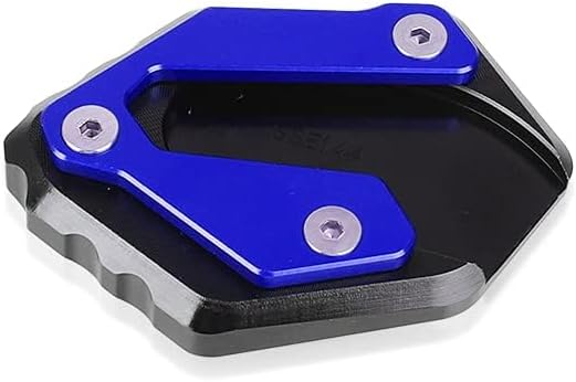 Motorcycle Side Stand Kickstand Plate Enlarge Compatible with XSR 700 2015-2023 XSR700 XTribute 2019-2023 MT-07 2014-2023 MT-07 Moto Cage 2015-2023 Tracer 700 2016-2023 Blue