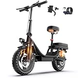 ZEFIORA Electric Scooter for Adults, 800W Peak Motor, 48V 15AH Battery, 25MPH and 30Miles Long Range, 14