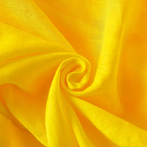 Knemmy Princess Dress Up Clothes Halloween Beauty Costumes For Girl Cosplay Birthday Outfit Yellow Dress Size 7-8 150Cm #TOP5