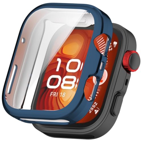 Comtax �P�[�X�J�o�[ For HUAWEI WATCH FIT 5 Pro �Ή� TPU �ی� �t�B���� �t���J�o�[�o���p�[ �Ռ��z��, �u���[