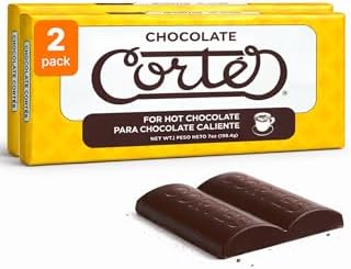 Chocolate Cortes Sweet Hot Chocolate Bars, Chocolate Caliente, 2-Pack