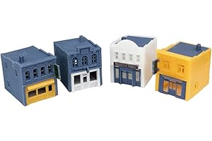 Outland Models Z Scale Buildings: City Shop Set B 1:220