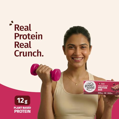 Image of The Good Kind Chocolate Chunk Cookies (Pack of 1) & Peanut Chocolate Protein Bar (Pack of 2), High Protein Cookies with Bar, Perfect for Snacking, Gluten Free, Vegan & Palm Oil free (Combo Pack of 3)