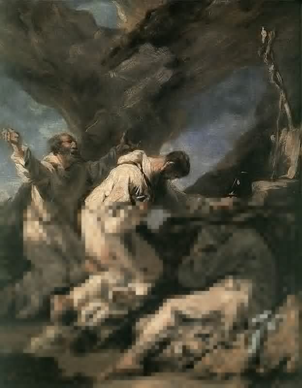Toile Moines en prière Magnasco pour créer une ambiance sereine dans votre salon