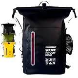 Blackpeanut Mochila Estanca 25L Negro Bolsa Seca Impermeable Kayak Playa