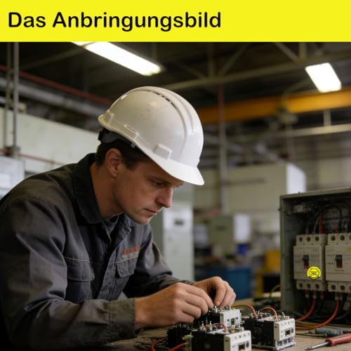 DGUV V3 Prüfplaketten Set mit Lochzange | 1000 Stück Ø30mm Gelb, Selbstklebend 2026-2031 + Handlocher 3mm (φ30mm,1000)