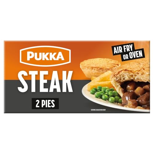 Pukka Steak Twin Pack Pies 344g
