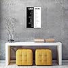 FHBWART Inspirational Canvas Wall Art Less and More Positive Inspiring Entrepreneur Quotes Poster Motivational Artwork Painting Print Picture Home Office Wall Decor Framed Ready to Hang #4