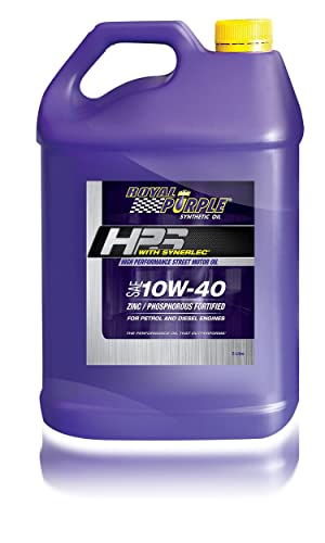Royal Purple SAE 10W-40 High Performance Street Motor Oil, 5 Litre
