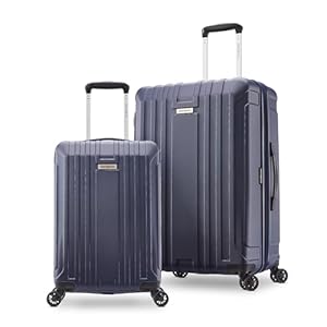 Samsonite Hardside Spinner Wheel Luggage, Midnight Navy, 2-Piece Set
