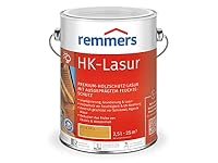 Remmers HK-Lasur 3in1 eiche hell, 2,5 Liter, Holzlasur aussen, 3in1: Imprägnierung, Grundierung & Lasur, Holzschutz vor Feuchtigkeit & UV-Strahlung – Ansicht 1