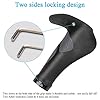 Poignées de Guidon de Vélo Ergonomique, Caoutchouc TPR Poignées de Vélo avec Serrure en Aluminium Poignées de Guidon de VTT pour Guidon de Vélo de 22 mm #4