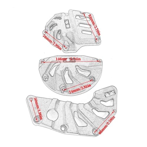 Protector de motor de alta resistencia y tapa de estator para GSXS 750 7