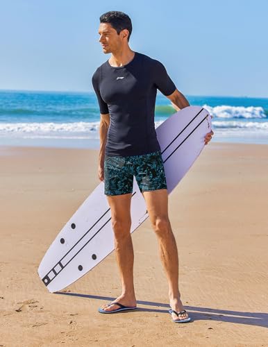 AI'MAGE Men's Swim Trunks Quick Dry Swim Briefs Sexy Bathing Suit Zip Pockets Swimwear with Mesh Lining4