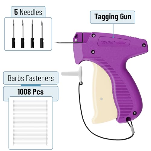 Image of Mr. Pen- Price Tagging Gun, Hangtag Attacher with 1008 Barbs (Pack of 2)