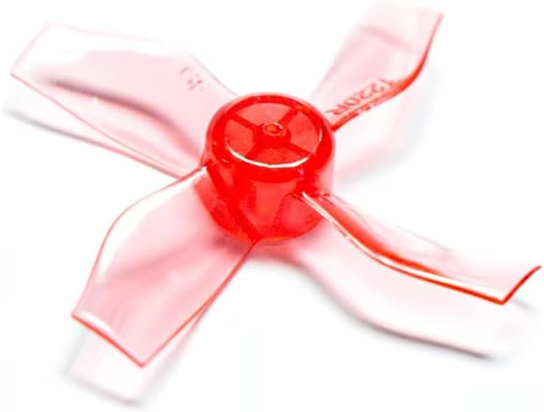 SPARKHOBBY 8Pairs 16PCS Gemfan 31mm 1220 1.2X2X4 4-Blade PC Propeller 1mm Hole for RC FPV 0703 0802 Motor Freestyle Tinywhoop Micro Drones (8Pairs 1220-4 Red)