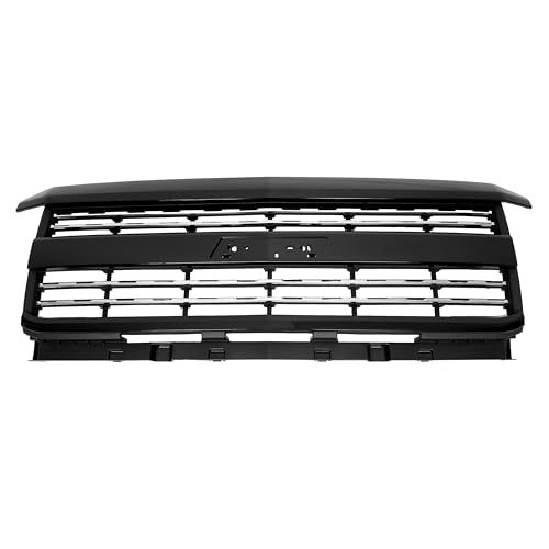 ALMULOO Front Grille Compatible with 2015-2019 Chevy Chevrolet Silverado 2500 HD / 3500 HD Replacement for GM1200839 23335302 Plastic Bumper Black Grill Painted by ALMULOO - Image 4