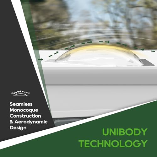 Image of RVGUARD RV Skylight Replacement, 11 inch x 24 inch Outer Dimension Skylight Fits All Standard 8 inch x 20 inch Openings, RV Skylight for Camper Trailer Fifth Wheel Truck, UV Resistant, Impact Resistant, Clear