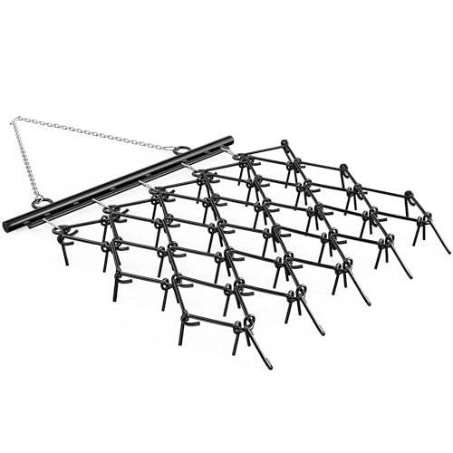 YITAMOTOR Heavy Duty 5FT x 4.5FT Chain Harrow, Drag Harrow with 1/2" Tines by YITAMOTOR - Used condition - US$246.72