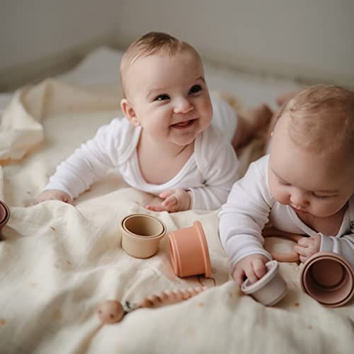 Image of mushie Muslin Baby Swaddle Blanket | 100% Organic Cotton (Sun)