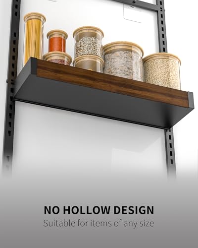 Moforoco 9-Tier Over The Door Pantry Organizer, Pantry Organization And Storage, Black Metal Hanging Spice Rack Shelves Door, Home & Kitchen Essentials, Laundry Room Bathroom Organization - Image 6