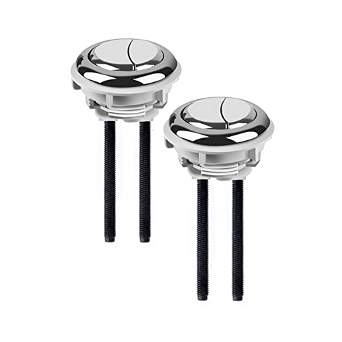 Lokatall Dual Push Flushing Toilet Button, 2 Pack Replacement Toilet Flush Button